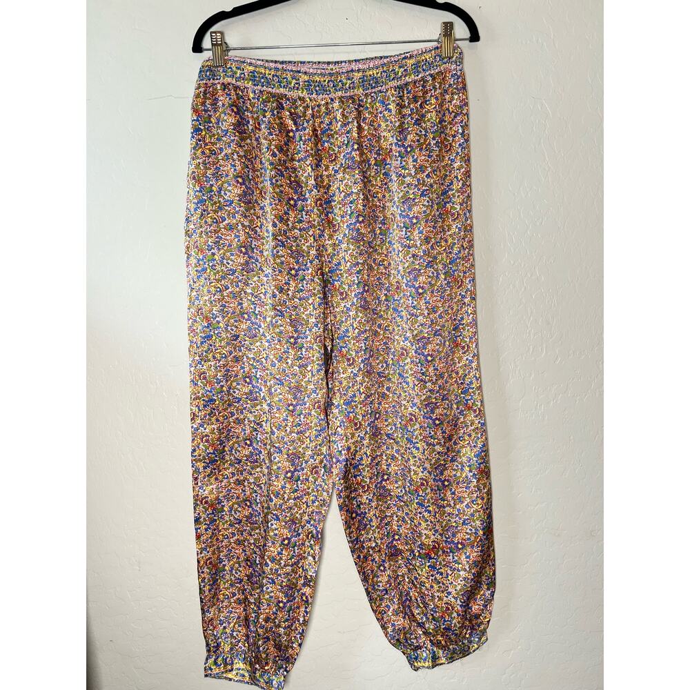Zara Flowy Floral Joggers Pants